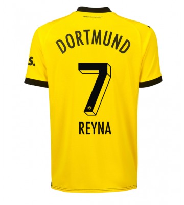 Borussia Dortmund Giovanni Reyna #7 Kotipaita 2023-24 Lyhyet Hihat